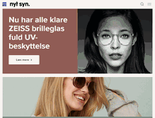 Tablet Screenshot of nytsyn.dk